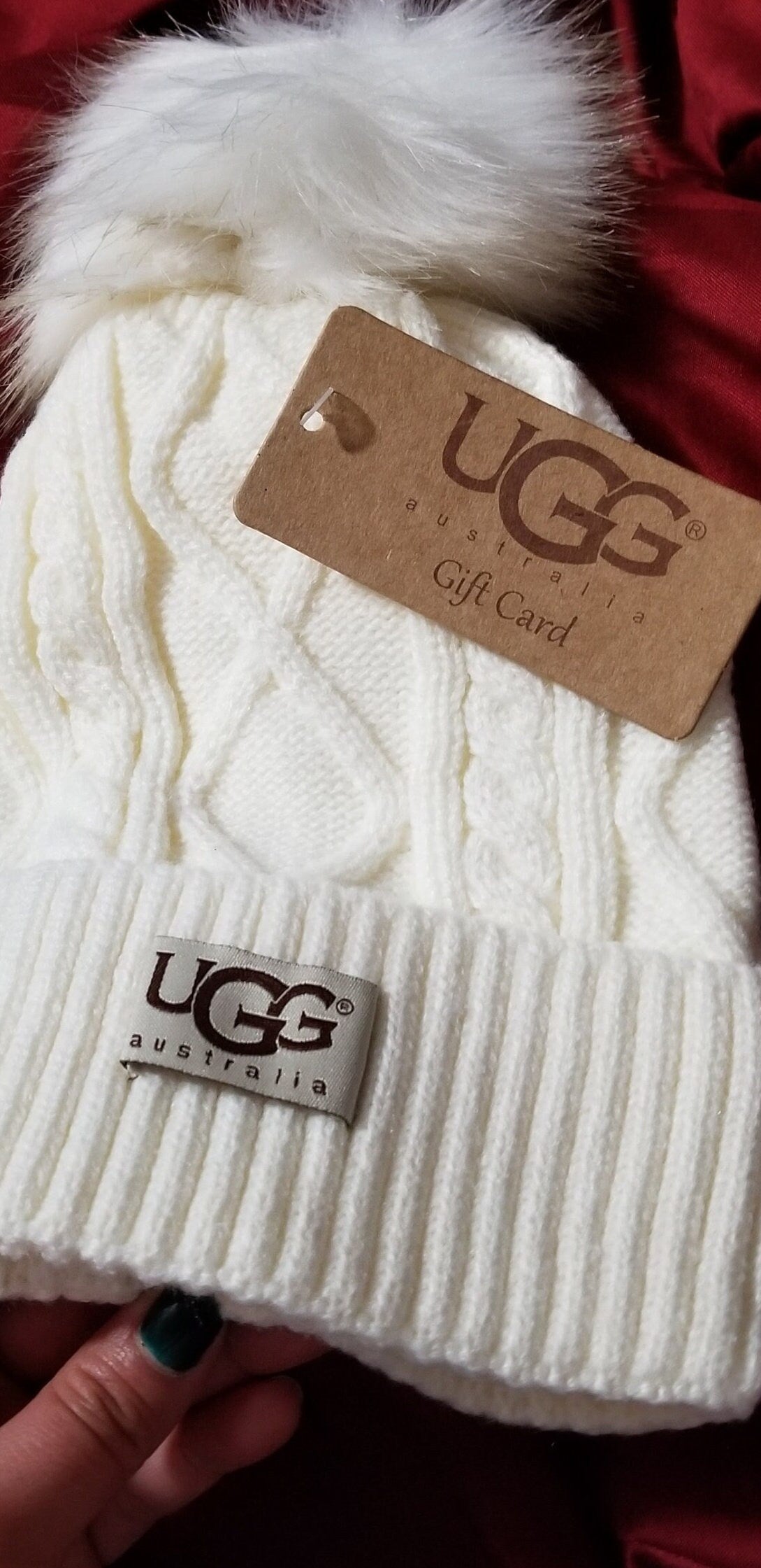 Ugg Cozy Hat Fleece inside New