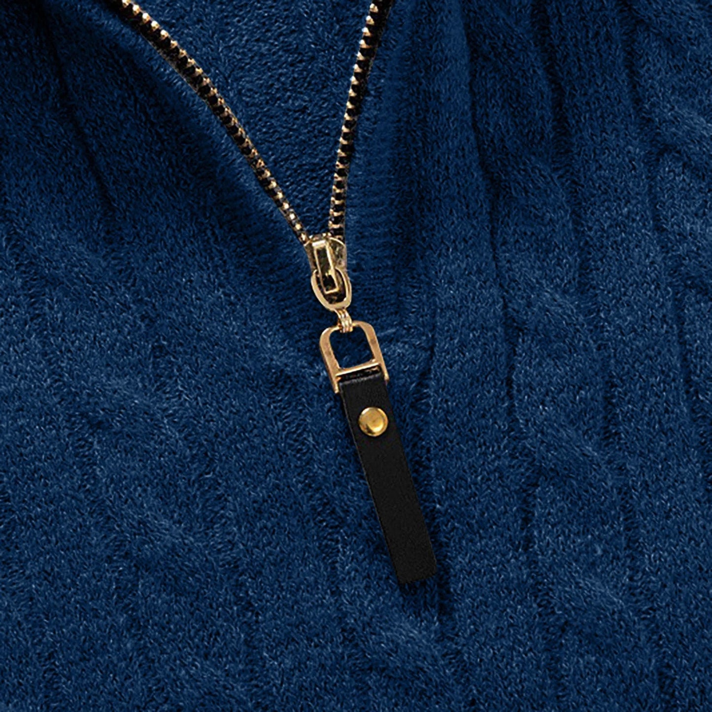 Sweaters for Men Cable Knit Crew Neck Top Long Sleeve Dressy Casual Fall and Winter Quarter Zip Pullover Sweater